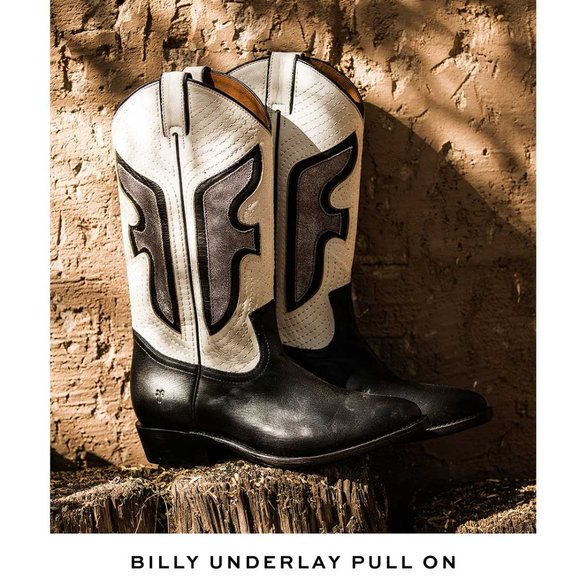 RARE Frye Billy Underlay Festival Cute Cowboy Boot - Picture 8 of 16